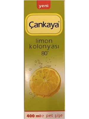 Çankaya Limon Kolonyası 400 Ml 70 Derece