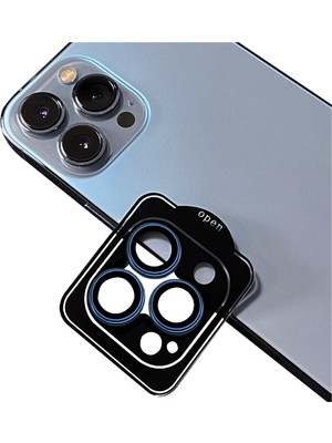 Apple iPhone 15 Pro Max Safir Kamera Lens Koruyucu (Kolay Takma Aparatlı) Cl-11