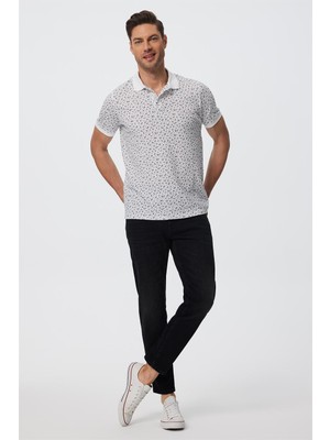 Lee Cooper London Normal Bel Dar Konik Kesim Daralan Paça Gri Erkek Jean Pantolon