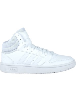 Adidas Hoops 3.0 Mid Kadın Beyaz Sneaker GW5457