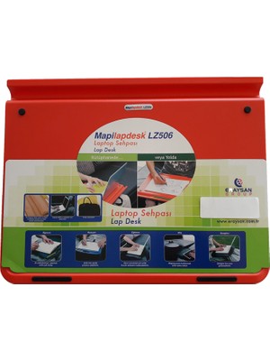 Mapi Mapilapdesk LZ506 Laptop Sehpaları Kırmızı