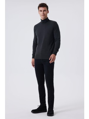 Lee Cooper Martens Erkek Balıkçı Yaka Antrasit