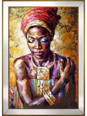 DB Sanat Kadın Motifli Kanvas Tablo