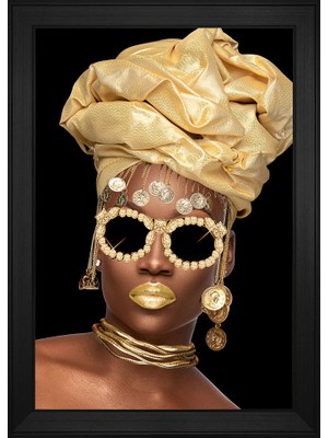 DB Sanat Kadın Motifli Kanvas Tablo