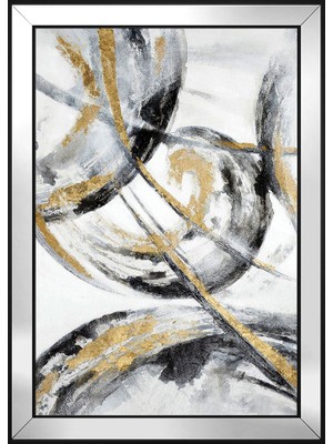 DB Sanat Soyut Şekiller Motifli Kanvas Tablo