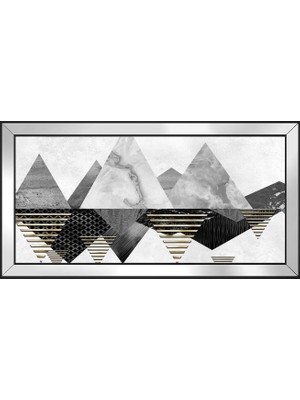 DB Sanat Soyut Şekiller Motifli Kanvas Tablo