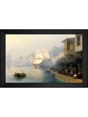 DB Sanat Istanbul Boğazından Bir Görüntü Motifli Kanvas Tablo