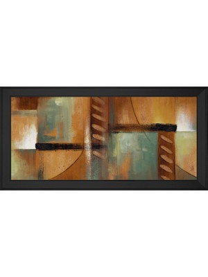 DB Sanat Soyut Şekiller Motifli Kanvas Tablo