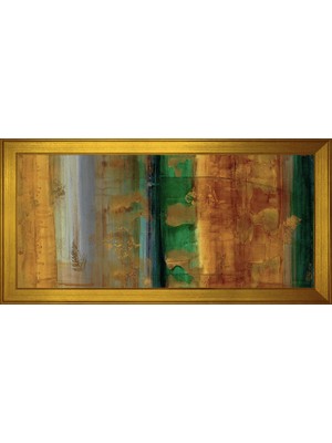 DB Sanat Soyut Şekiller Motifli Kanvas Tablo