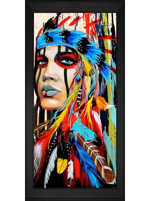 DB Sanat Kadın Motifli Kanvas Tablo