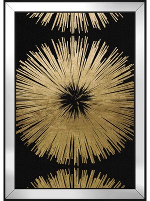 DB Sanat Soyut Şekiller Motifli Kanvas Tablo