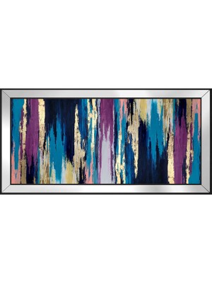 DB Sanat Soyut Şekiller Motifli Kanvas Tablo