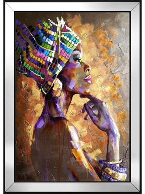 DB Sanat Kadın Motifli Kanvas Tablo