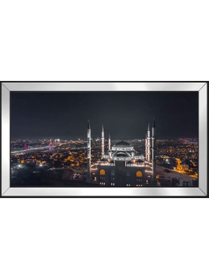 DB Sanat Çamlıca Camii Motifli Kanvas Tablo