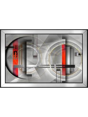 DB Sanat Soyut Şekiller Motifli Kanvas Tablo