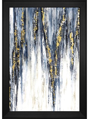 DB Sanat Soyut Şekiller Motifli Kanvas Tablo