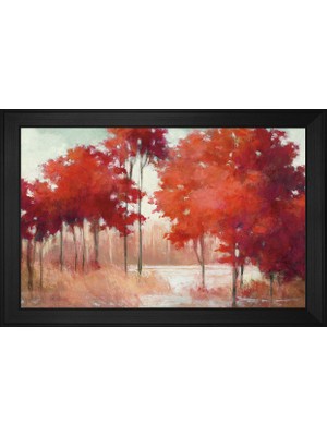 DB Sanat Soyut Ağaçlar Motifli Kanvas Tablo