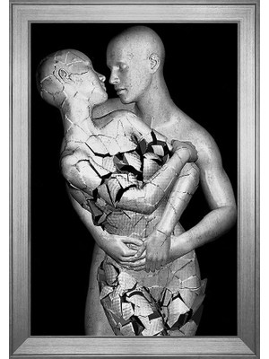 DB Sanat Sevgi Temalı Kanvas Tablo