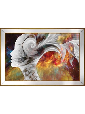 DB Sanat Soyut Şekiller Motifli Kanvas Tablo