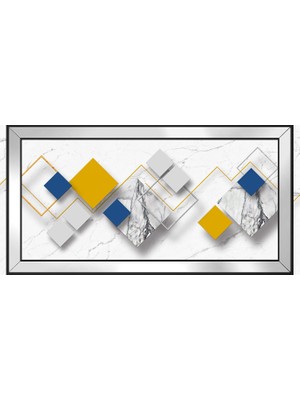 DB Sanat Soyut Şekiller Motifli Kanvas Tablo