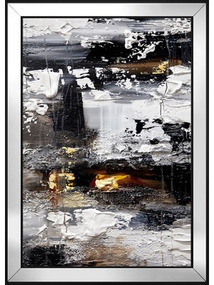 DB Sanat Soyut Şekiller Motifli Kanvas Tablo