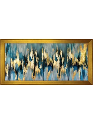 DB Sanat Soyut Şekiller Motifli Kanvas Tablo