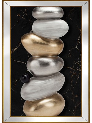 DB Sanat Soyut Şekiller Motifli Kanvas Tablo