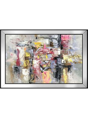 DB Sanat Soyut Şekiller Motifli Kanvas Tablo