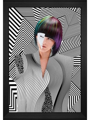 DB Sanat Kadın Motifli Kanvas Tablo