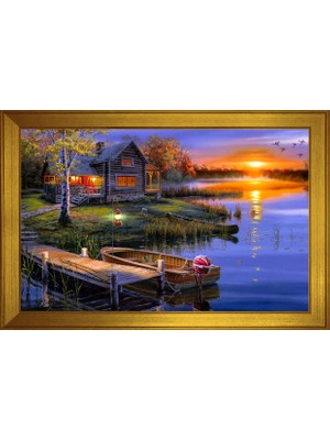 DB Sanat Manzara Temalı Kanvas Tablo