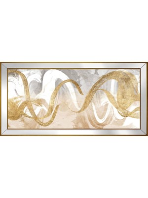 DB Sanat Soyut Şekiller Motifli Kanvas Tablo