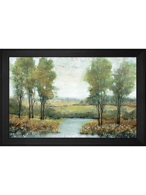 DB Sanat Soyut Manzara Motifli Kanvas Tablo