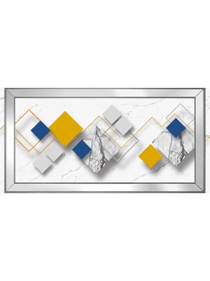 DB Sanat Soyut Şekiller Motifli Kanvas Tablo