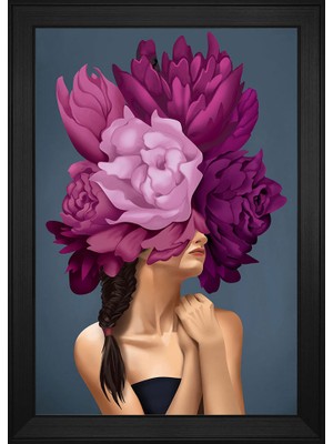 DB Sanat Kadın Motifli Kanvas Tablo