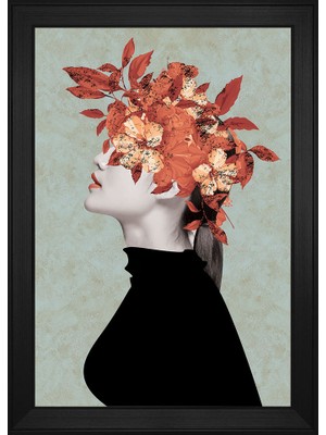 DB Sanat Kadın Motifli Kanvas Tablo