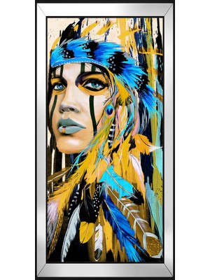 DB Sanat Kadın Motifli Kanvas Tablo