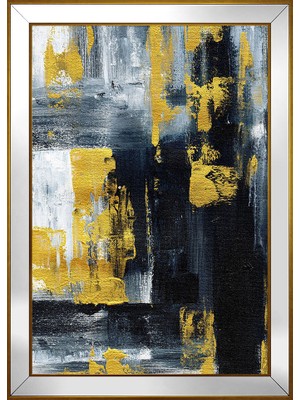 DB Sanat Soyut Şekiller Motifli Kanvas Tablo