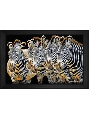 DB Sanat Hayvanlar Temalı Kanvas Tablo