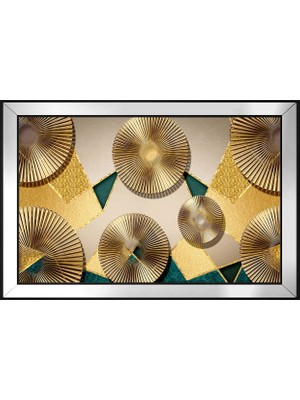 DB Sanat Soyut Şekiller Motifli Kanvas Tablo