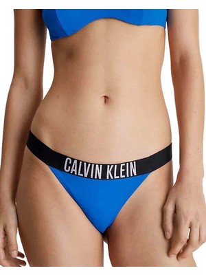 Kadın Calvin Klein Elastik Şeritli Brazilian Kesim Bikini Altı