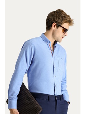 Kiğılı Uzun Kol Regular Fit Oduncu Gömlek