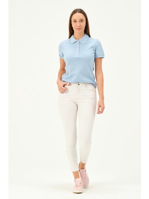 Msw Kadın Regular Fit Polo Yaka T-Shirt