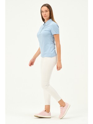 Msw Kadın Regular Fit Polo Yaka T-Shirt