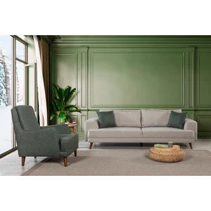 Perla Sofa Nobis Yataklı Koltuk Takımı Keten Krem