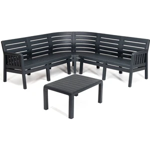 Lara Mindersiz Köşe Takımı - Antrasit