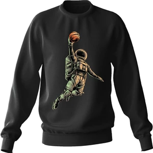 Ada Bebek Çocuk Oversize Smaçör Astronot Baskılı Çocuk Sweatshirt