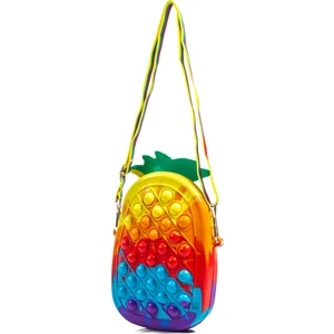 All Wear Silikon Popit Ananas Figürlü  Omuz Çantası