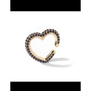 Ares Collection Kararmaz Zirkon Taşlı Kalp Earcuff Sıkıştırmalı Kıkırdak Conch Orbital Delik Gerektirmeyen Küpe EAR8787