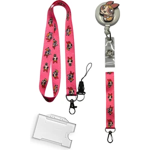 Blossom 4 Lü Set Boyun Ipi Anahtarlık Yoyo Yaka Kartlığı