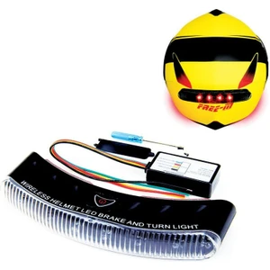 Motosiklet Kablosuz Kask Ikaz Stop LED Suya Dayanıklı Wıreless Sert Plastik Motor Kablosuz LED